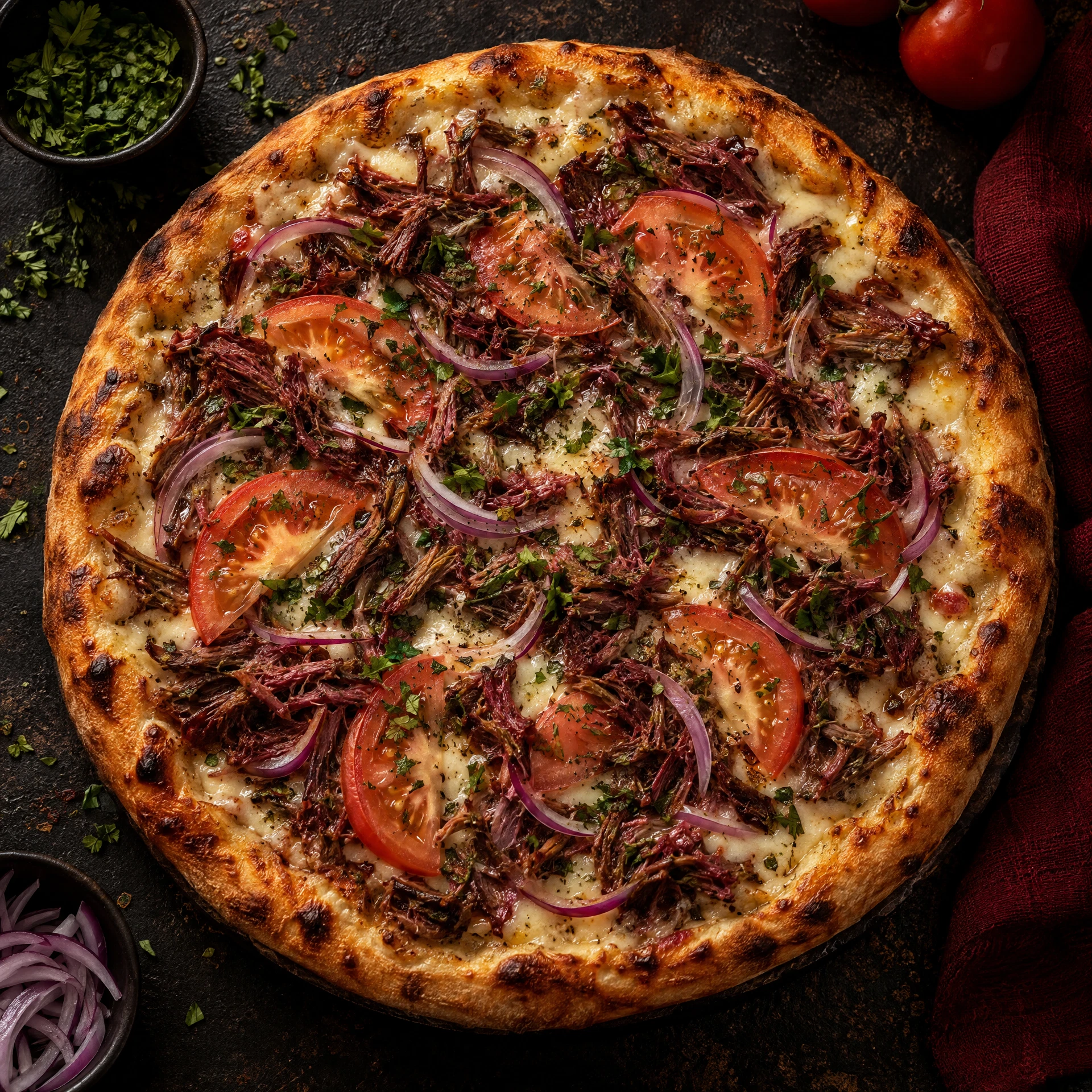 Pizza artesanal da casa